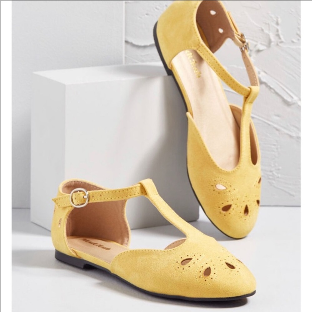 ModCloth The Zest is History T-Strap Flats